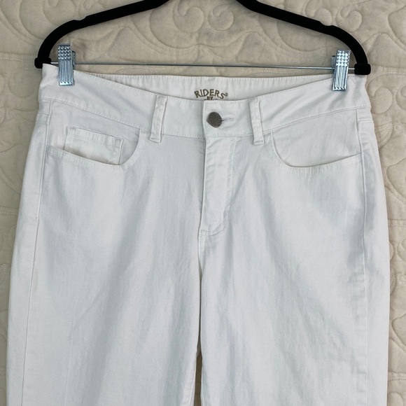 Riders by Lee White Capris Cotton Size 10 - Picture 4 of 10